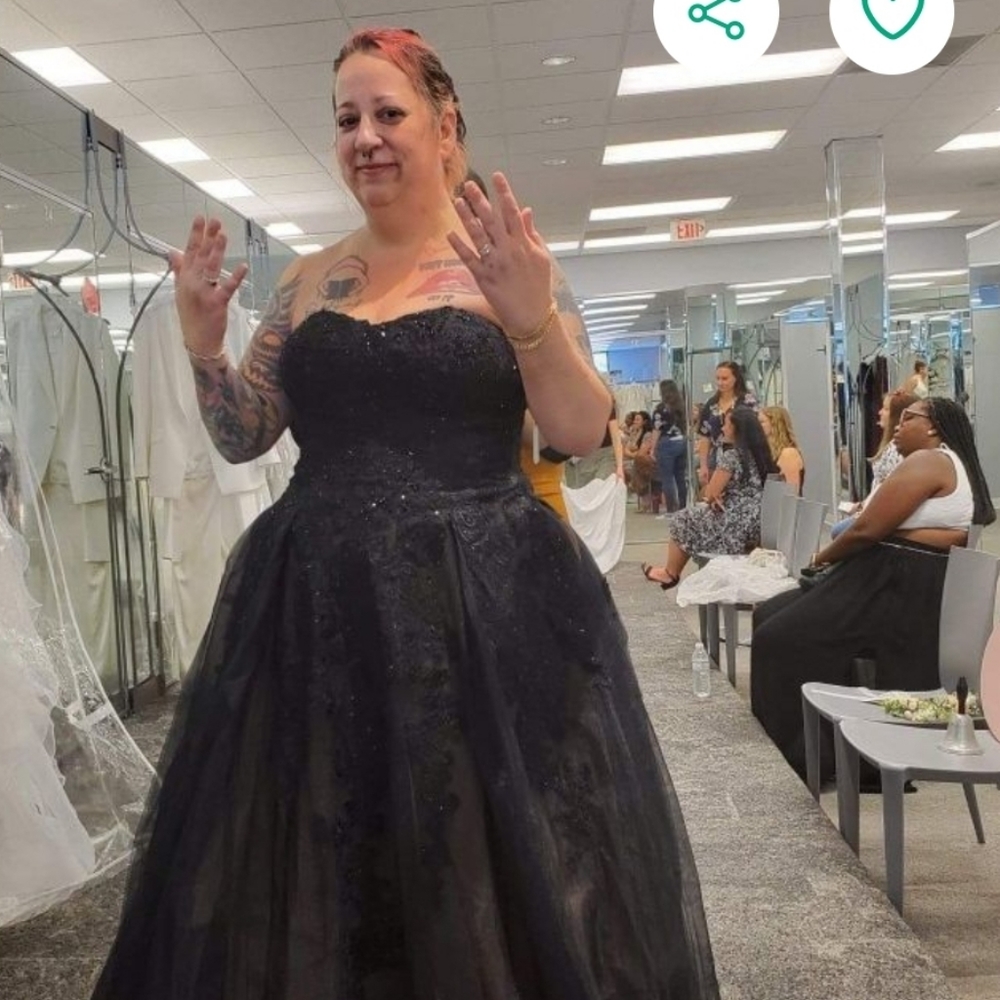 Black Wedding dress